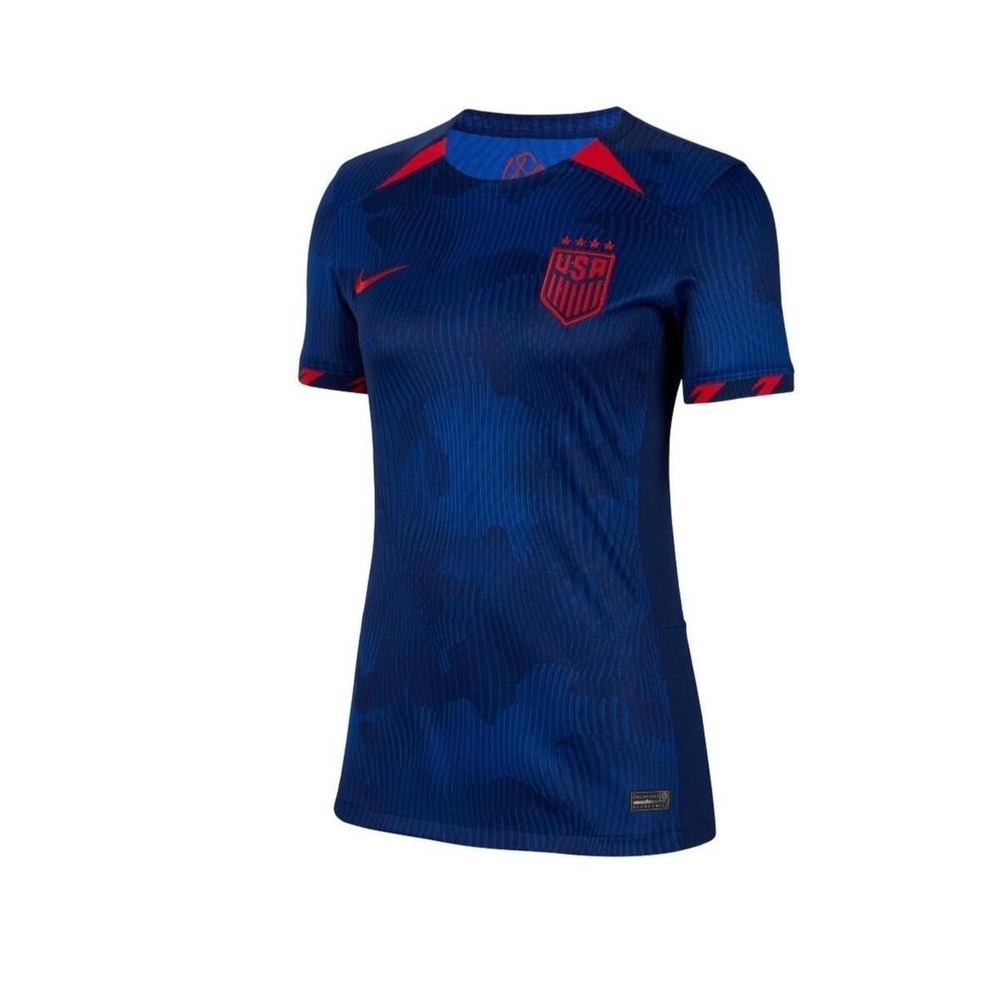 Nike USWNT 2022/23 Match Away Jersey Womens XL Blue Red Soccer DN0622-493 NEW